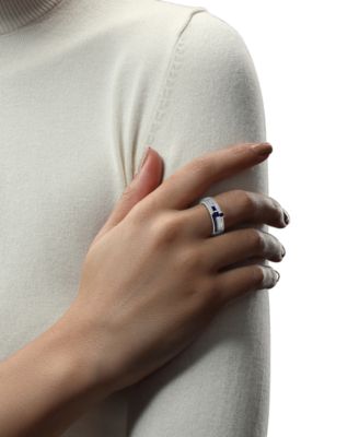 Star Wars 3-pc. Set Sapphire (1/3 ct. t.w.), Garnet Accent, & Diamond (1/6 ct. t.w.) Star Wars R2D2 Inspired Rings in Sterling Silver