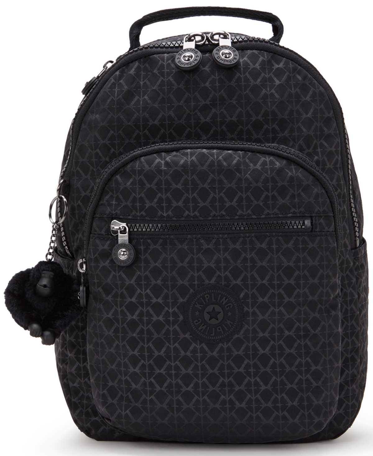 Seoul Medium Nylon Tablet Zippered Backpack - Latin Cheetah