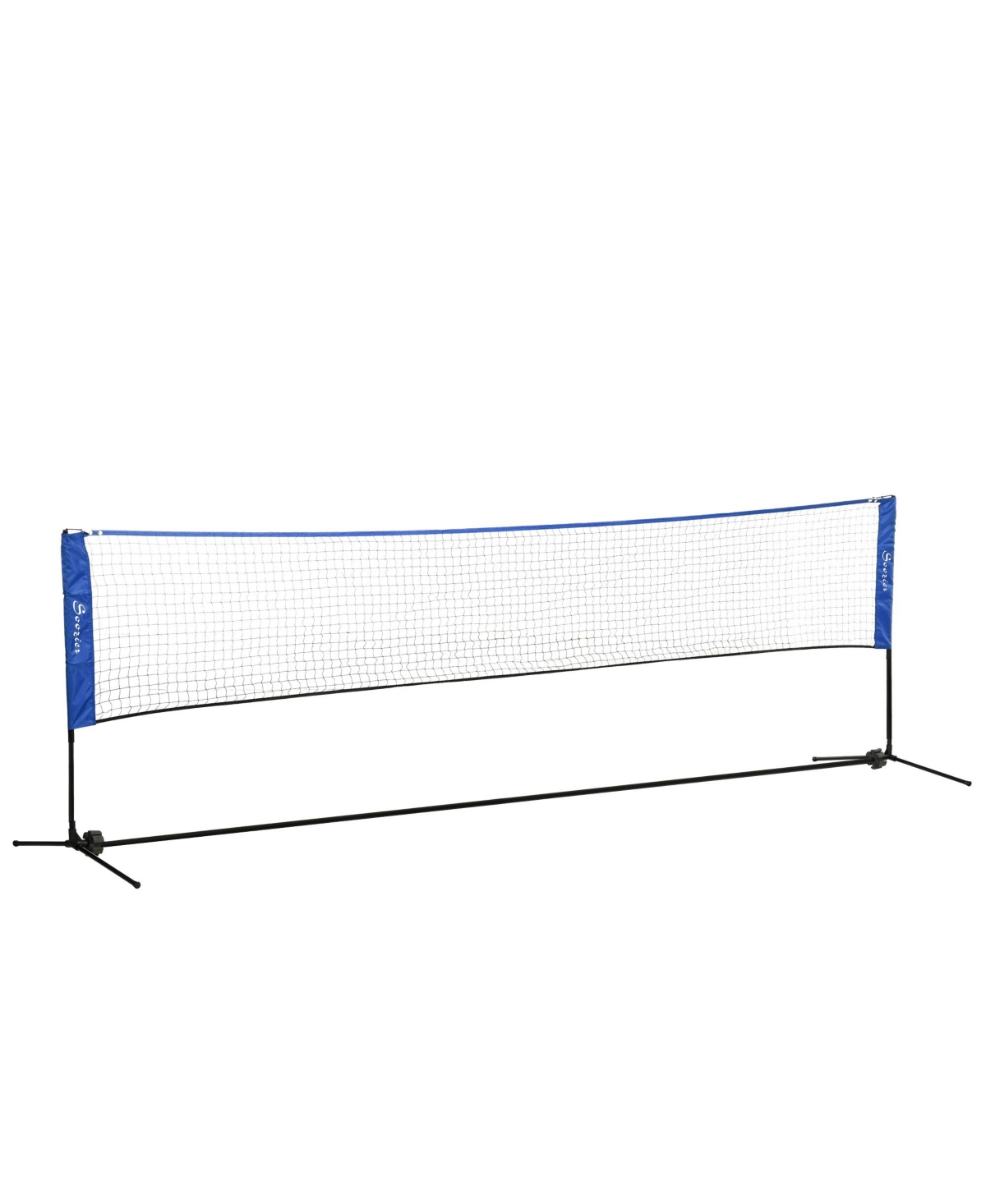 14ft Badminton Net, for Volleyball, Tennis, Badminton, Pickleball - Black and blue