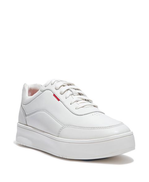 Мужские кроссовки FitFlop Rally x Leather, цвет: Белый