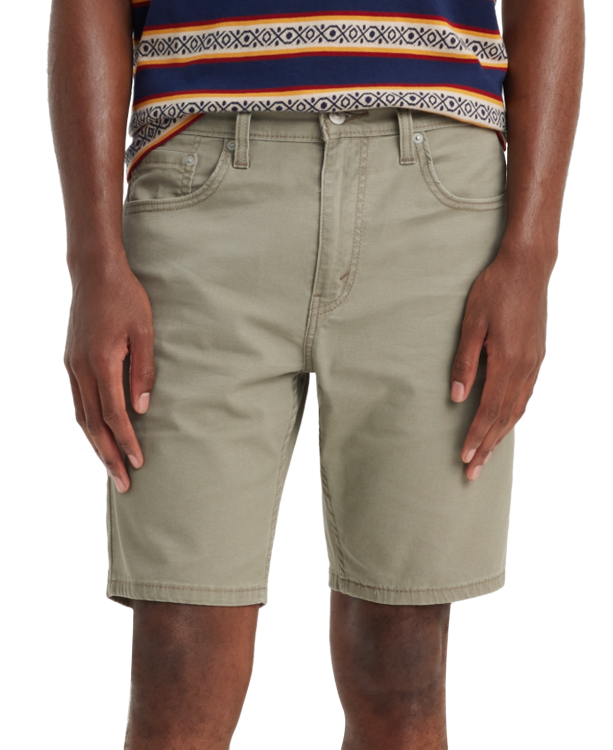 Shop Levi's Men's Flex 412 Slim Fit 5 Pocket 9" Jean Shorts In Vetiver