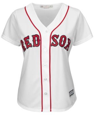Majestic Men's Boston Red Sox Carbon Fiber Cool Base Jersey - Macy's