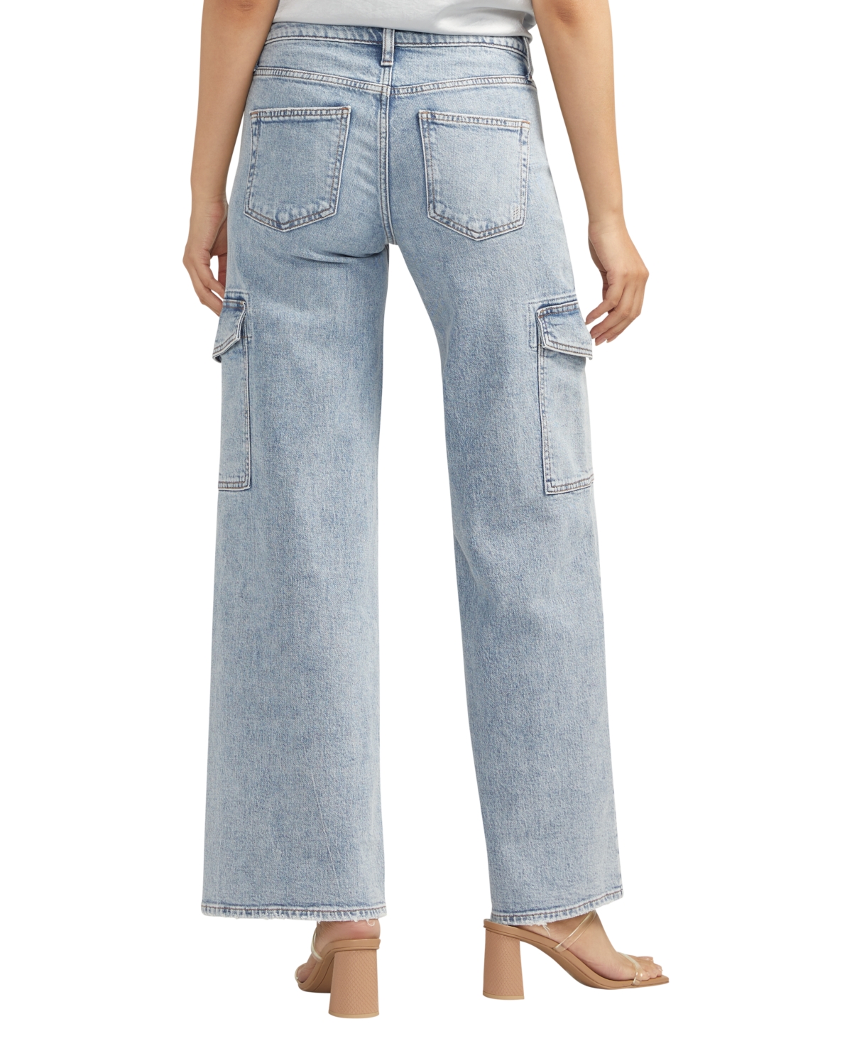 Shop Silver Jeans Co. Suki Mid Rise Wide Leg Jeans In Indigo