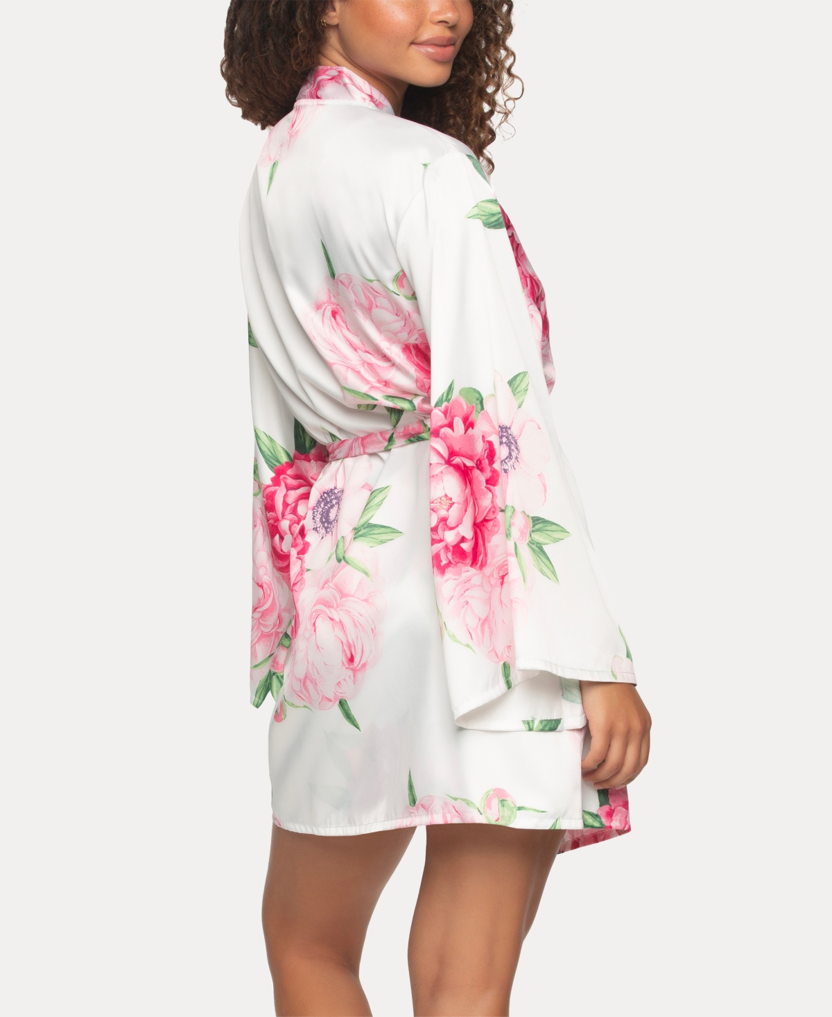 Jezebel Women's Adrienne Printed Satin Kimono