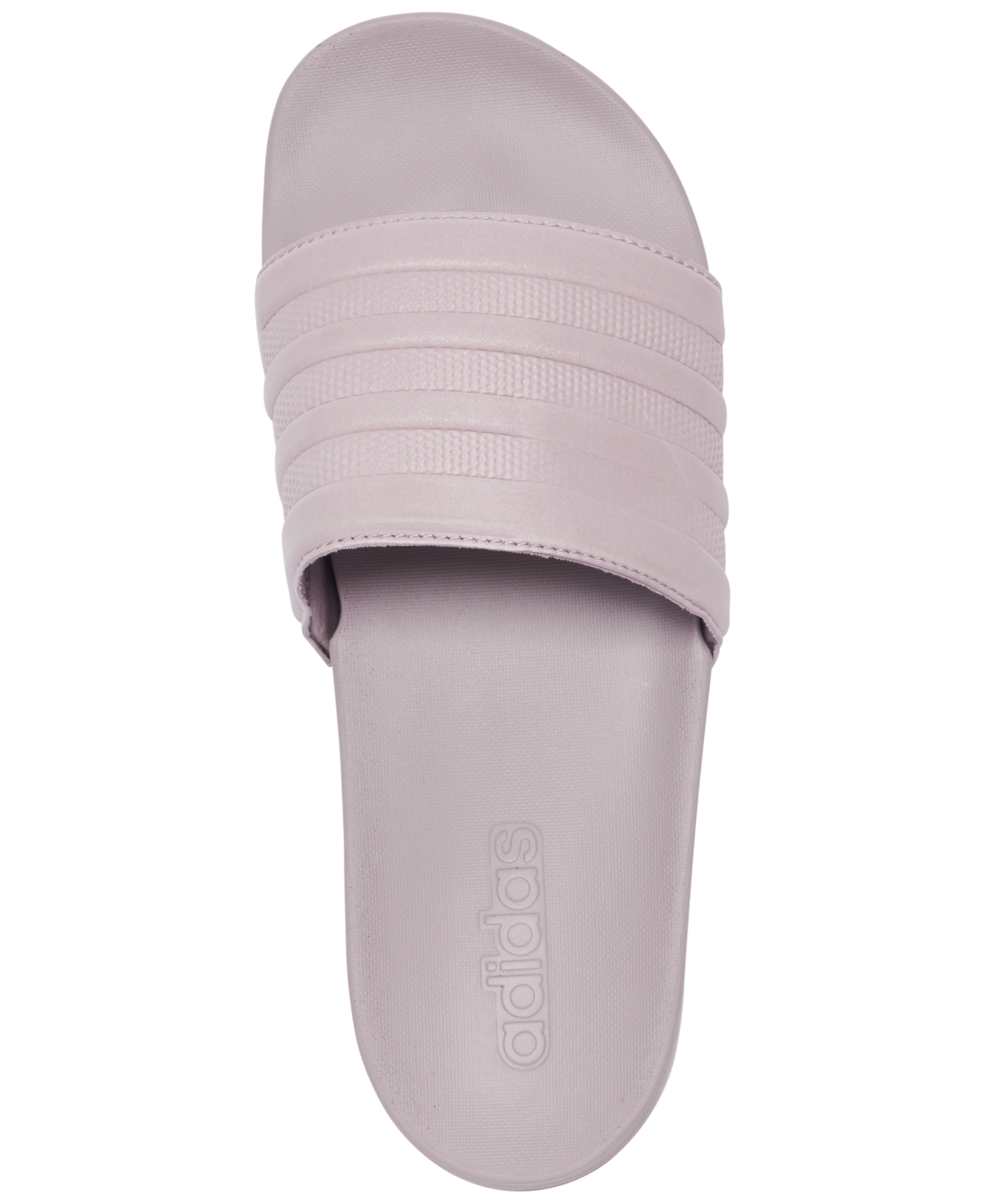 Shop Adidas Originals Women's Adilette Comfort Slide Sandals From Finish Line In Preloved Fig,purple,preloved