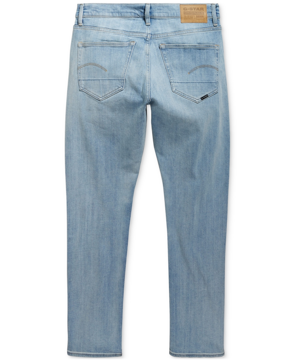 Shop G-star Raw Men's Slim-fit Jeans In Sun Faded Mirage Blue