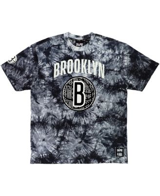 Men's and Women's NBA x Black Brooklyn Nets Culture & Hoops Tie-Dye T-shirt