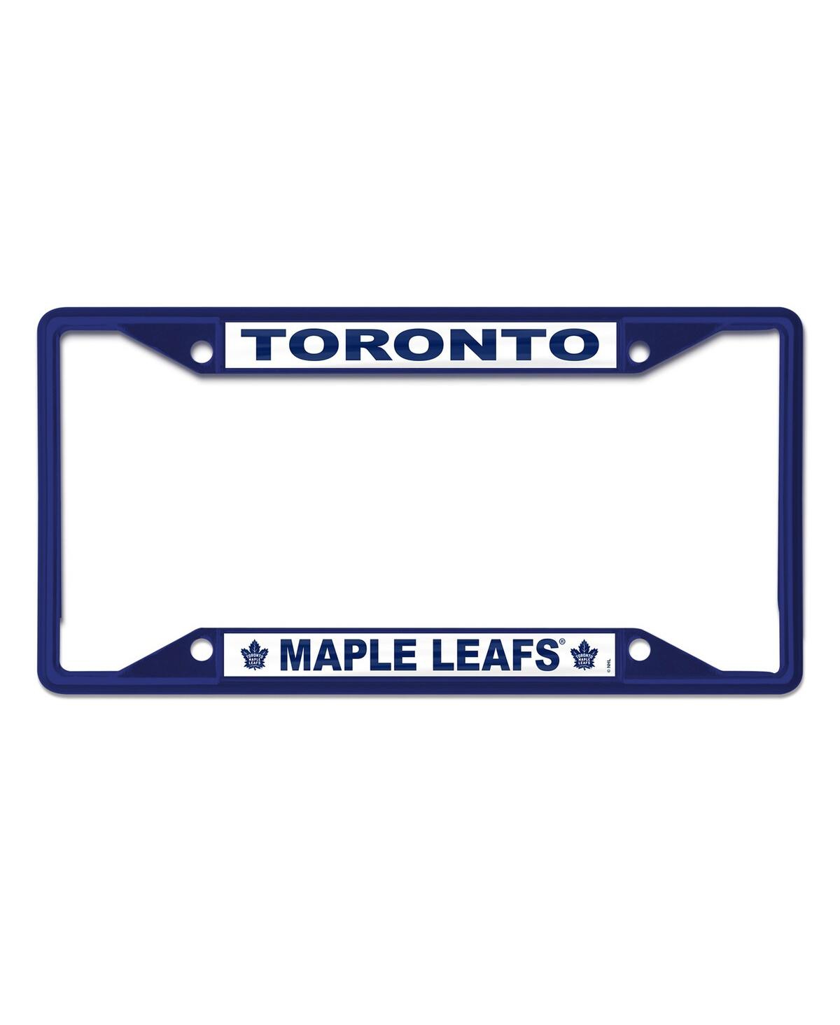 Toronto Maple Leafs Chrome Color License Plate Frame - Blue
