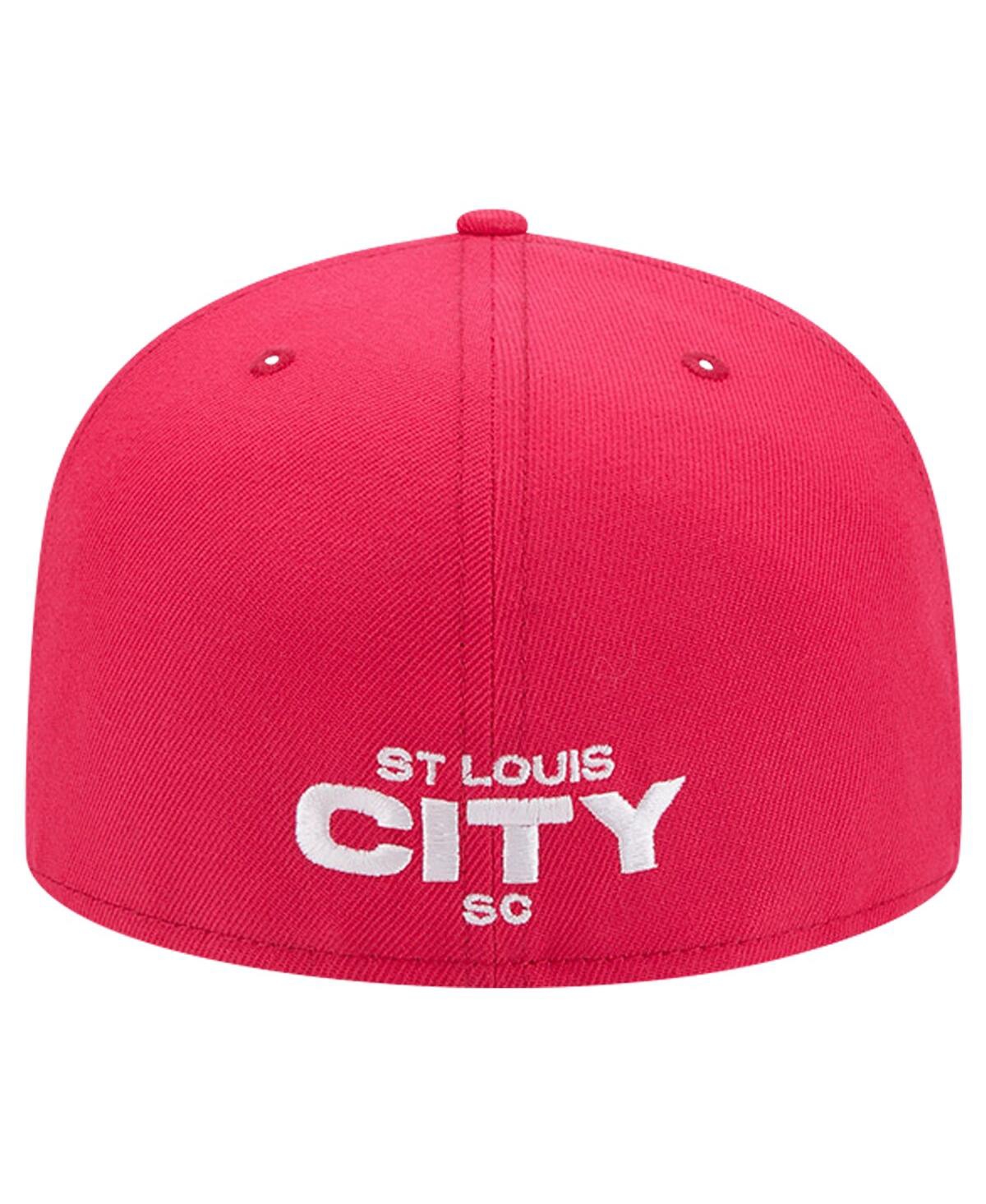 Men's New Era Red St. Louis City Sc 2024 Kick Off Collection 59FIFTY Fitted Hat - Red