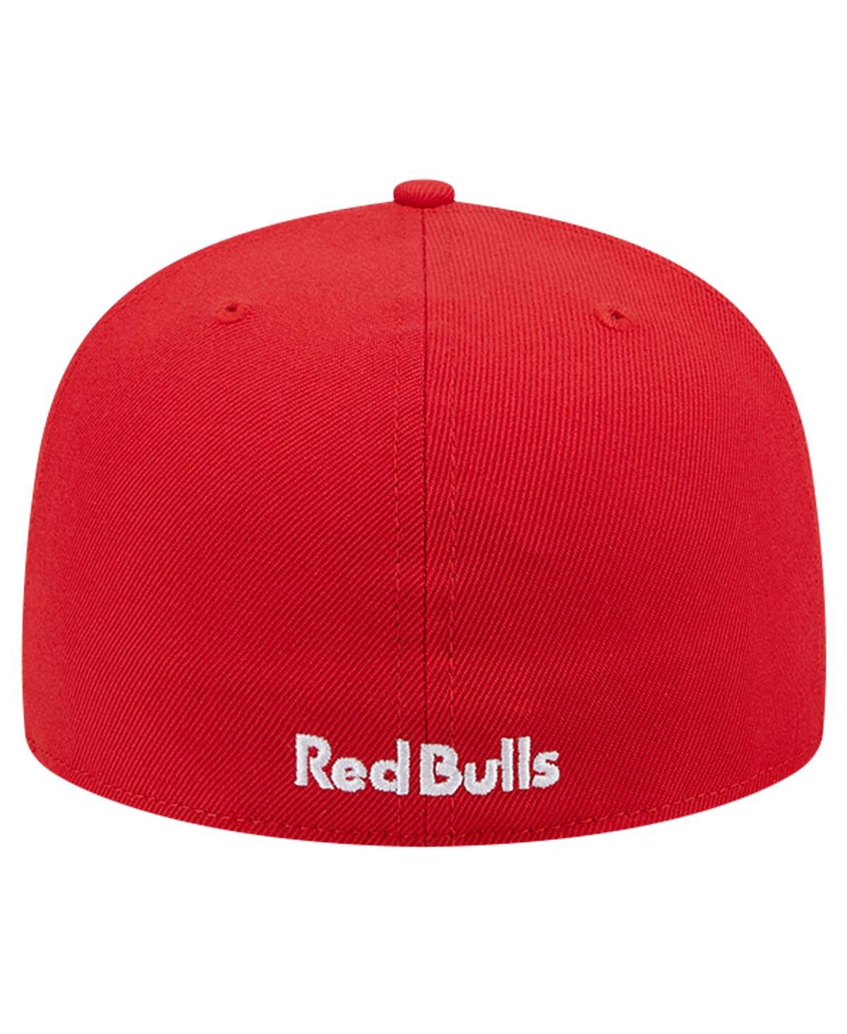 Shop New Era Men's  White, Red New York Red Bulls 2024 Kick Off Collection 59fifty Fitted Hat In White,red