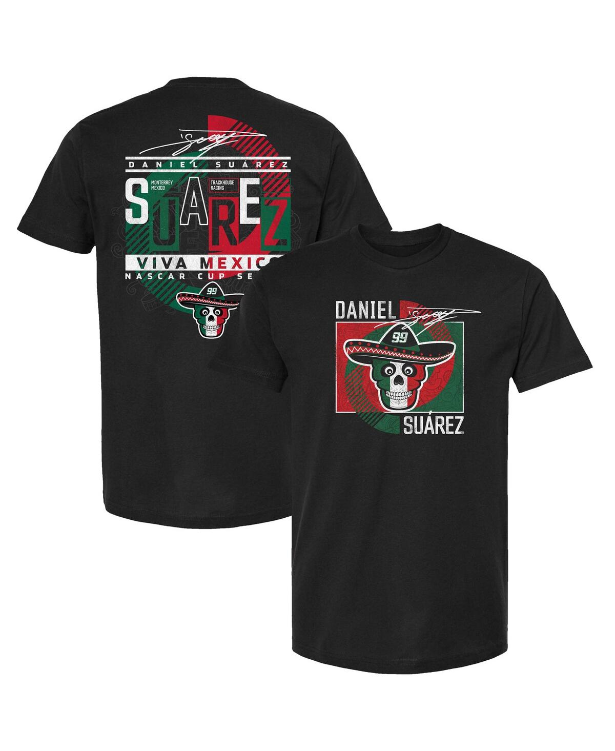 Shop Trackhouse Racing Team Collection Men's  Black Daniel Suarez Vivo T-shirt