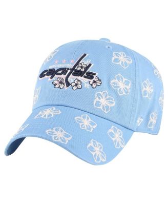 Women's Light Blue Washington Capitals Confetti Clean Up Adjustable Hat