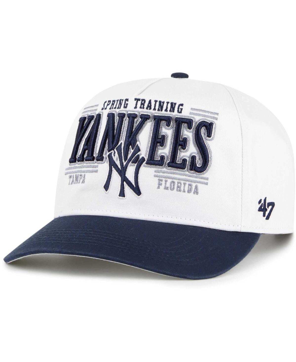 47 Brand Men's ' White New York Yankees 2024 Spring Training Oceanside Hitch Adjustable Hat