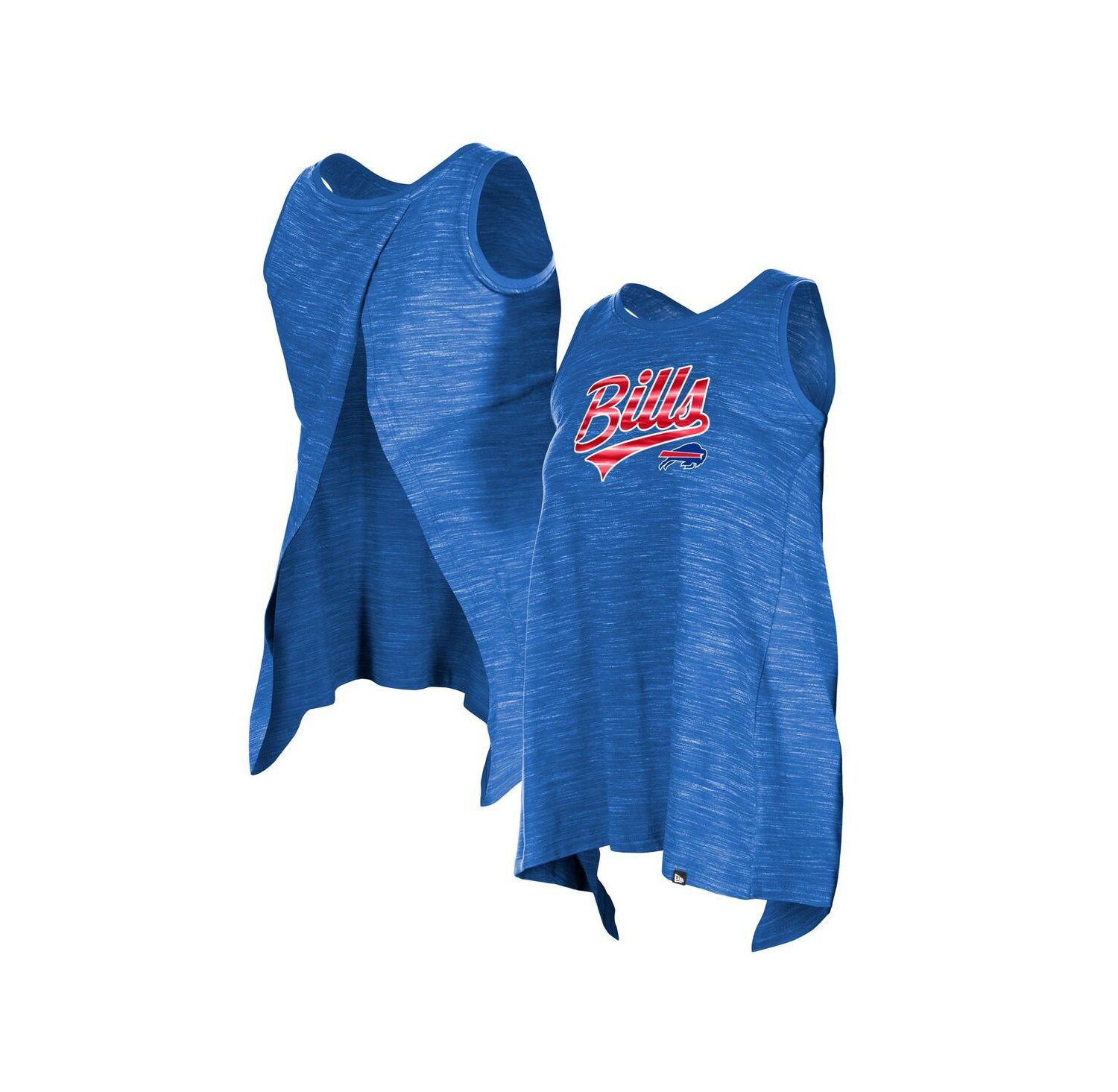 Women's Royal Buffalo Bills Space Dye Active Tank Top