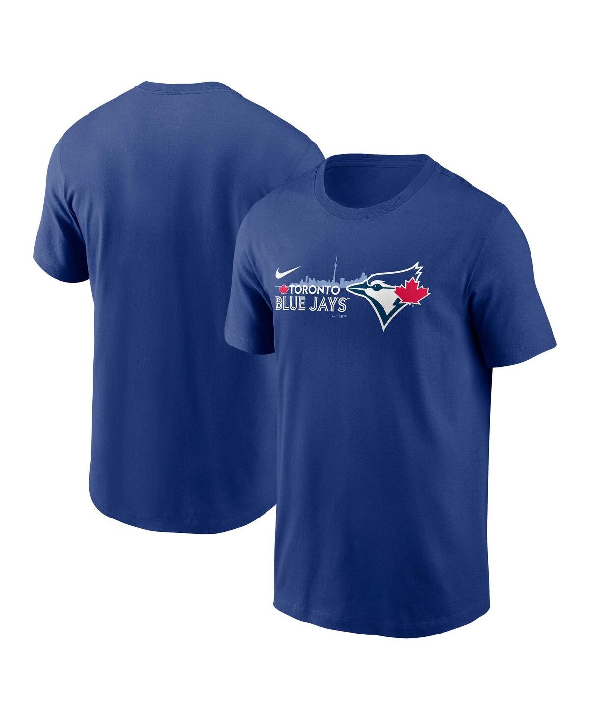 Shop Nike Men's  Royal Toronto Blue Jays Local Team Skyline T-shirt