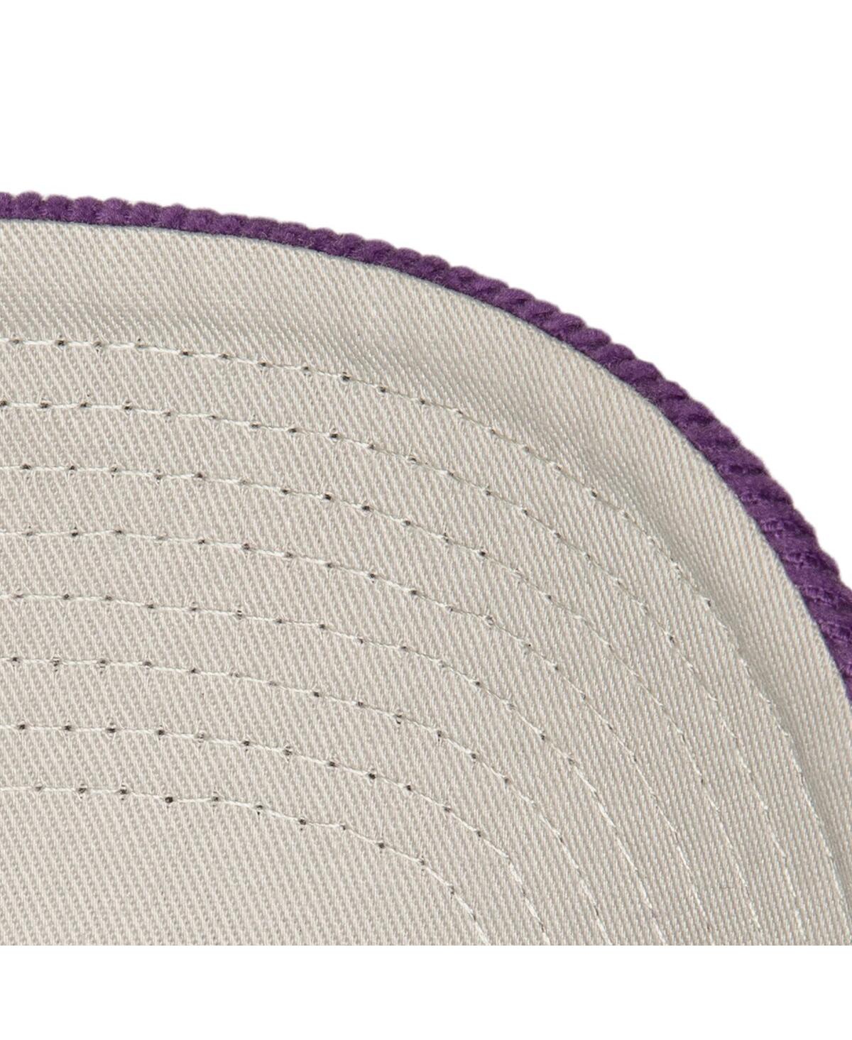Men's Mitchell & NessDistressed Los Angeles Lakers Corduroy Pro Crown Adjustable Hat - Black