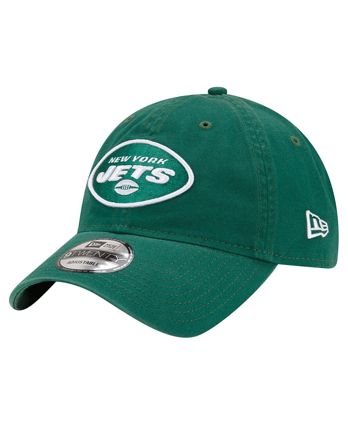 Shop New Era Men's  Green New York Jets Distinct 9twenty Adjustable Hat