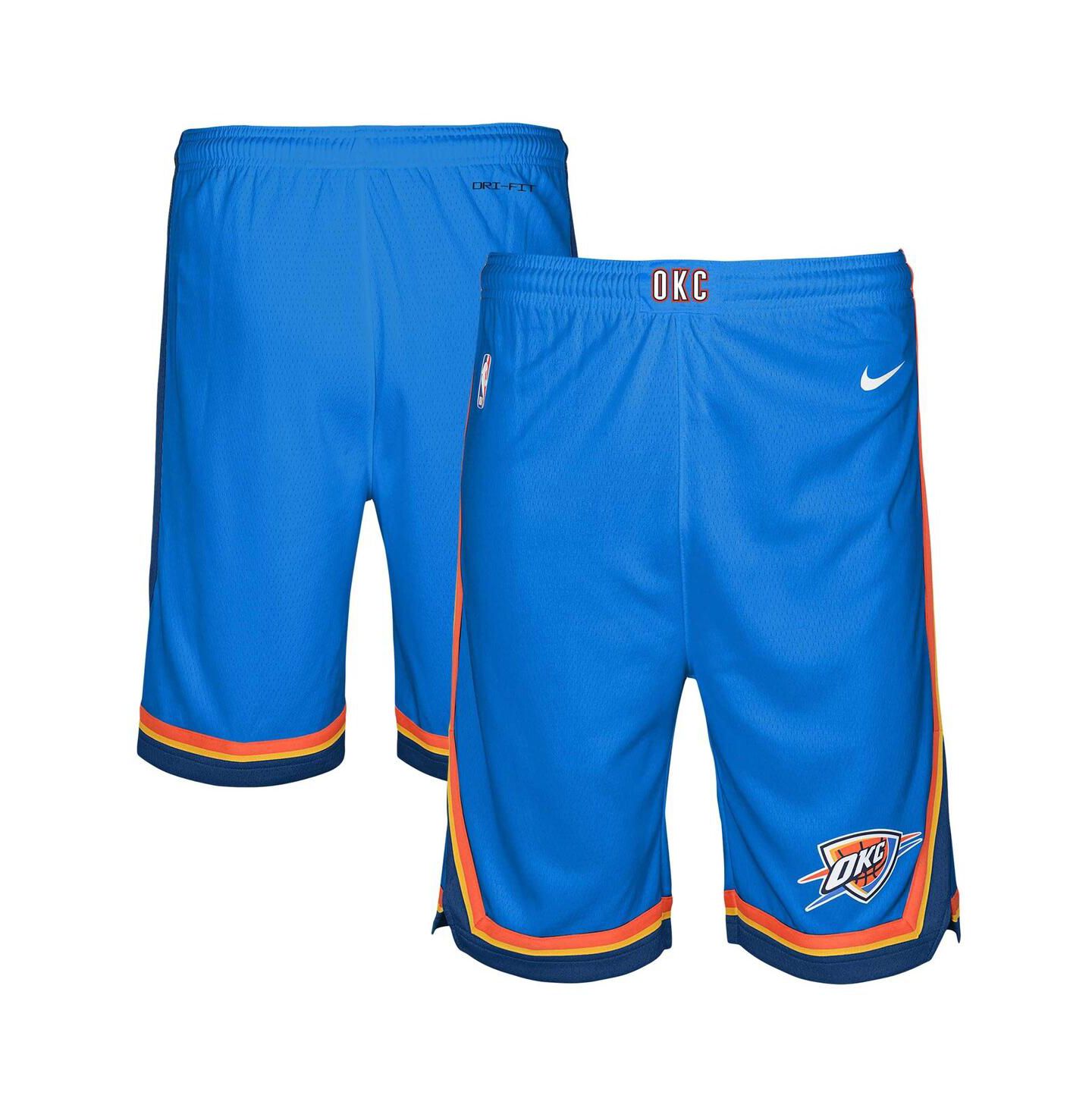 Детские шорты Nike Blue Oklahoma City Thunder Swingman Performance Shorts – Icon Edition — фото 1