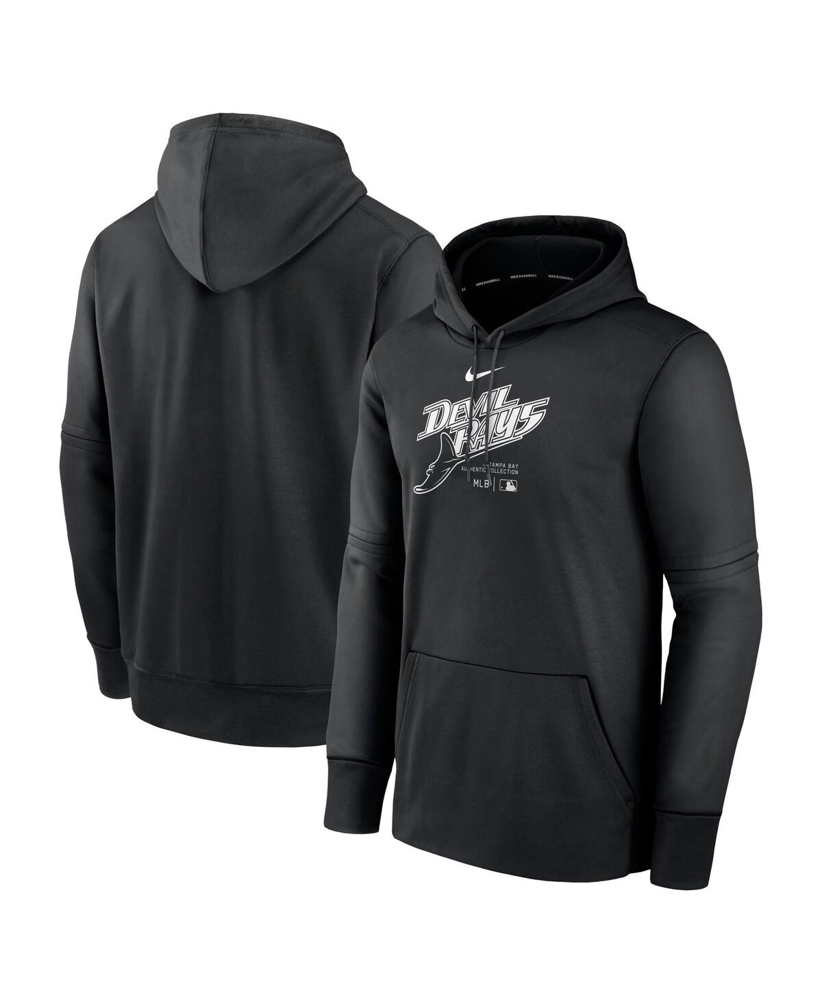Nike Men's  Black Tampa Bay Rays Authentic Collection Practice Performance Pullover Hoodie