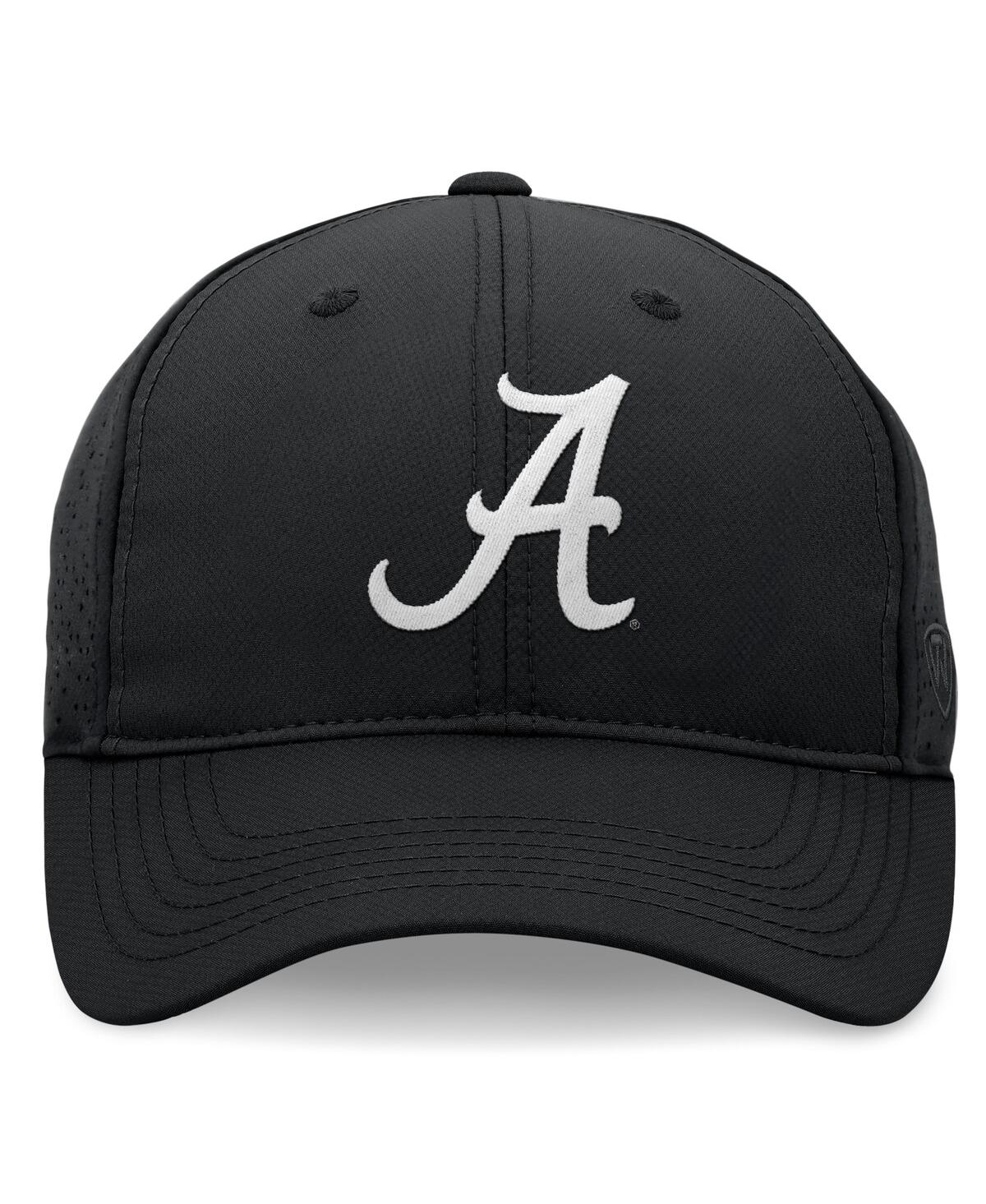 Shop Top Of The World Men's  Black Alabama Crimson Tide Liquesce Trucker Adjustable Hat