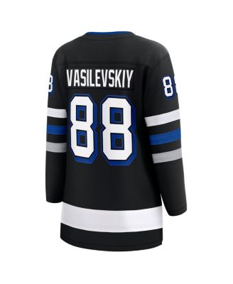 Women's Andrei Vasilevskiy Black Tampa Bay Lightning Alternate Premier Breakaway Player Jersey