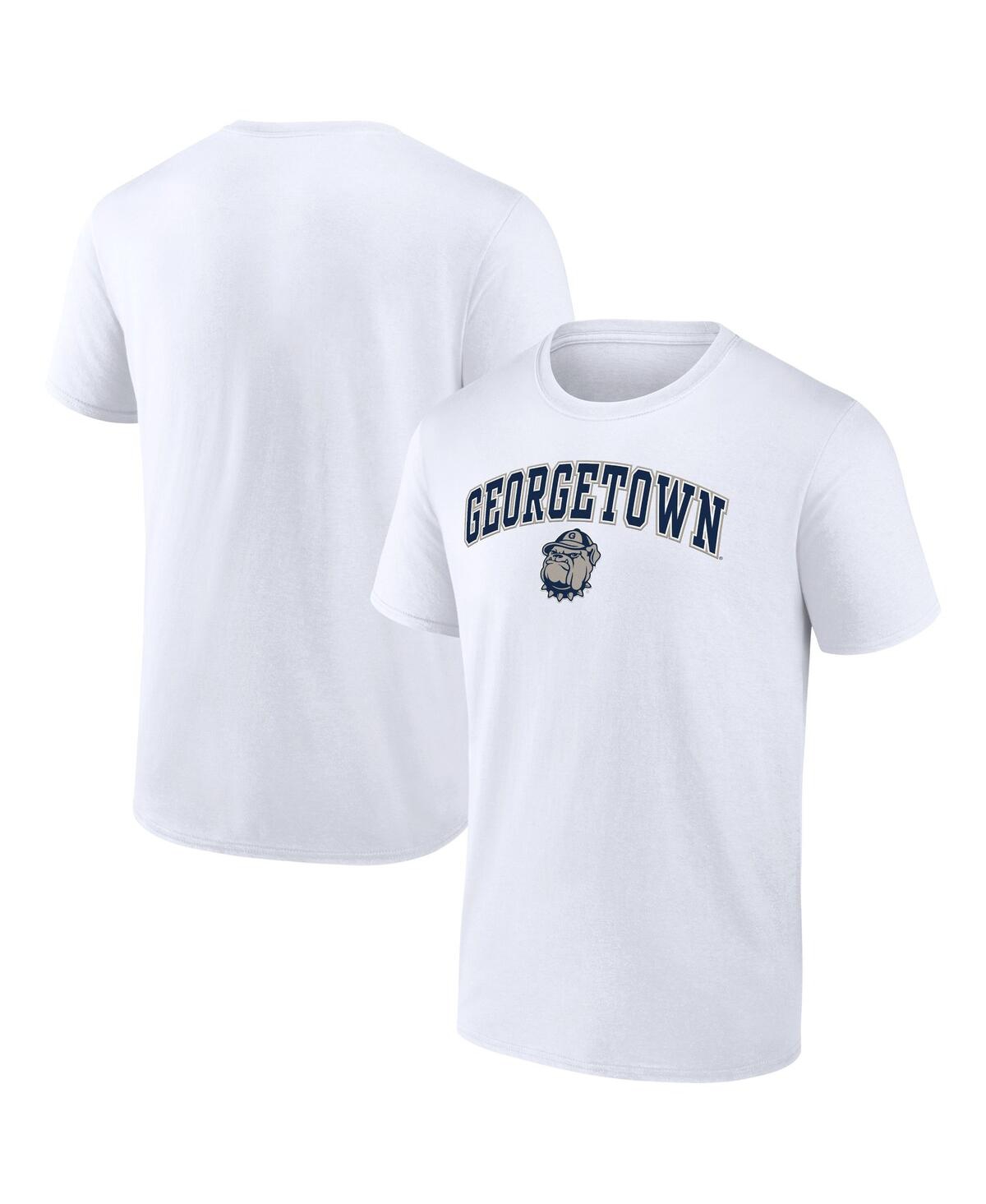 Fanatics Men's  White Georgetown Hoyas Campus T-shirt
