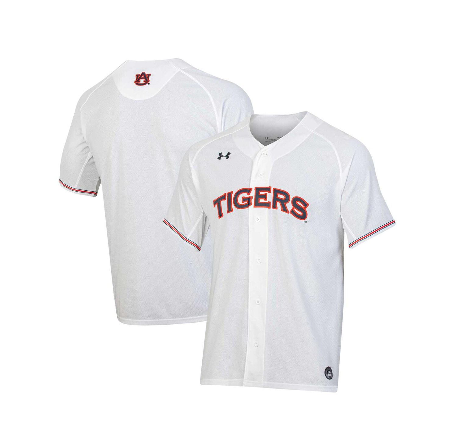 Men's Auburn Tigers Softball V-Neck Jersey