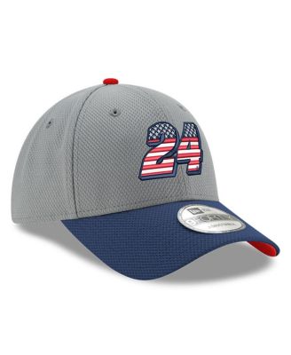 Men's Gray, Navy William Byron Salute 9FORTY Adjustable Hat