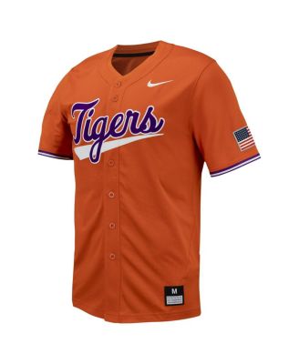 Men's Clemson Tigers Replica Full-Button Baseball Jersey