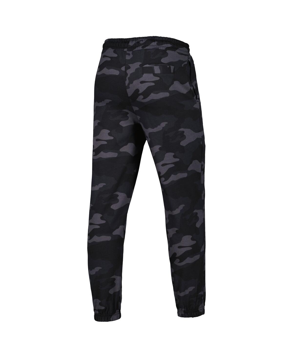 NEW ERA MEN'S NEW ERA BLACK, CAMO PHOENIX SUNS TONAL JOGGERS 