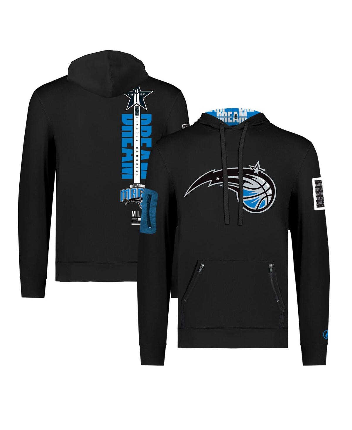 FISLL MEN'S AND WOMEN'S FISLL X BLACK HISTORY COLLECTION BLACK ORLANDO MAGIC PULLOVER HOODIE