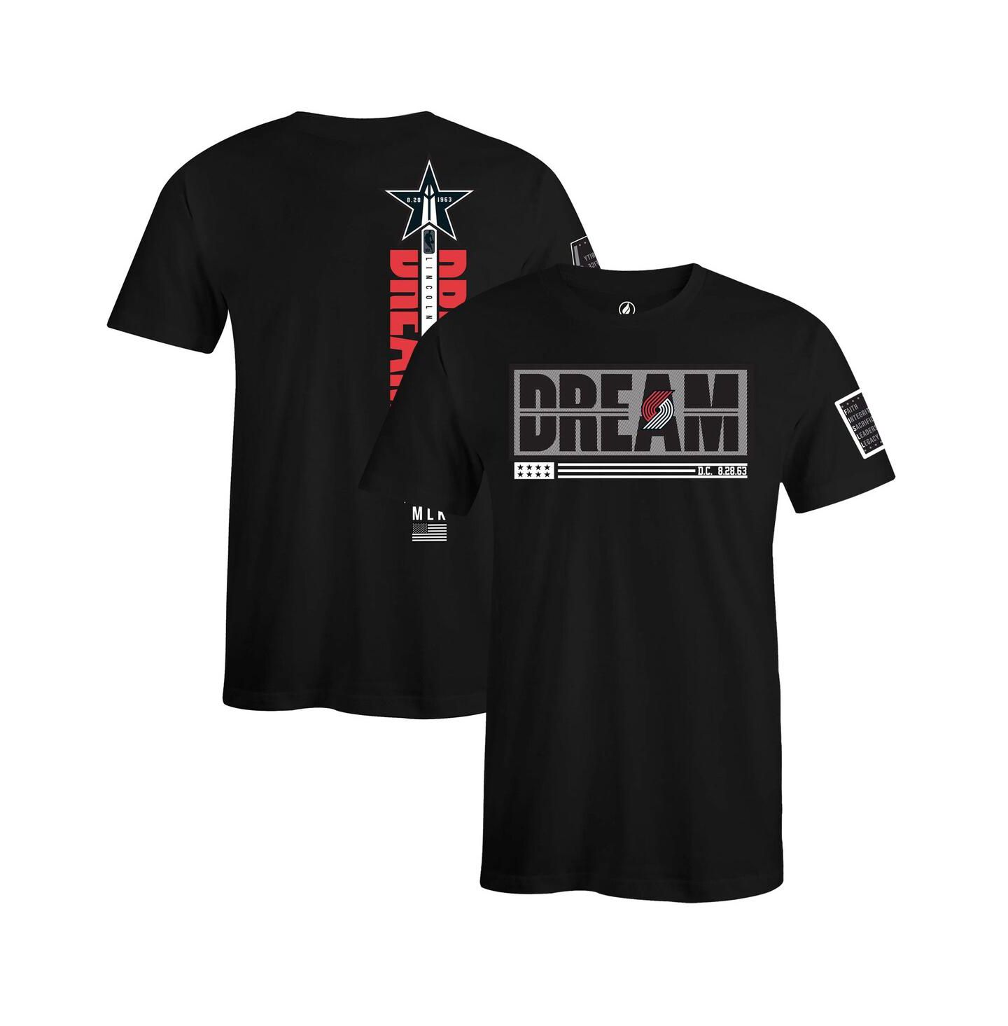 Футболки FISLL x Black History Collection Black Portland Trail Blazers — фото 1