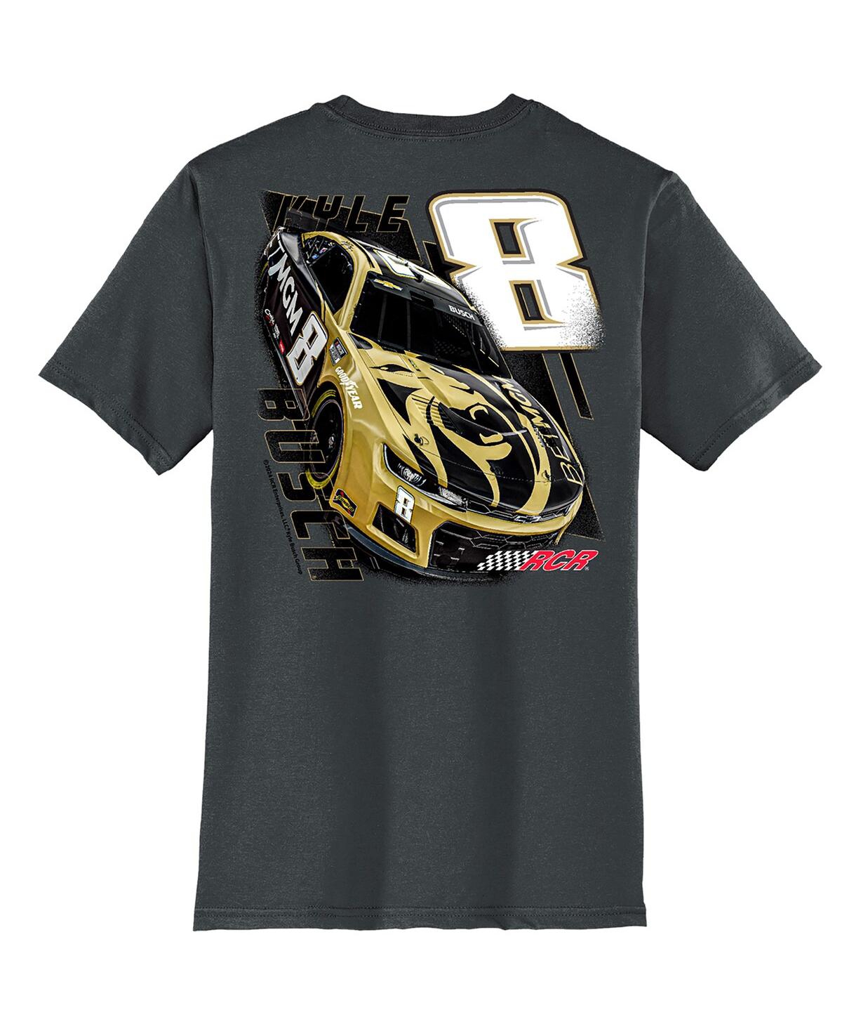 Shop Richard Childress Racing Team Collection Men's  Charcoal Kyle Busch Car T-shirt