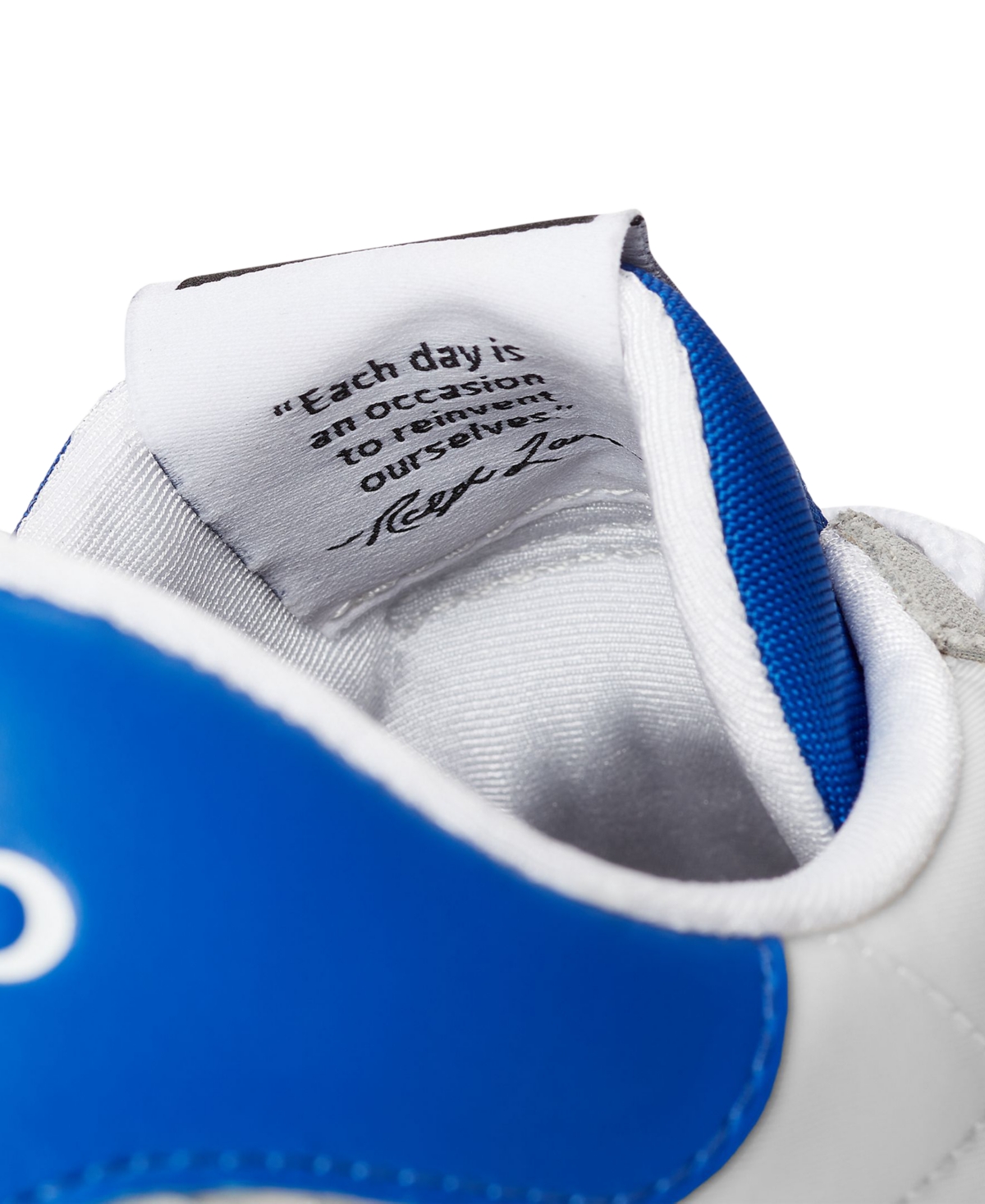 Polo Ralph Lauren Men's Train 89 Lace-Up Sneakers -black/royal