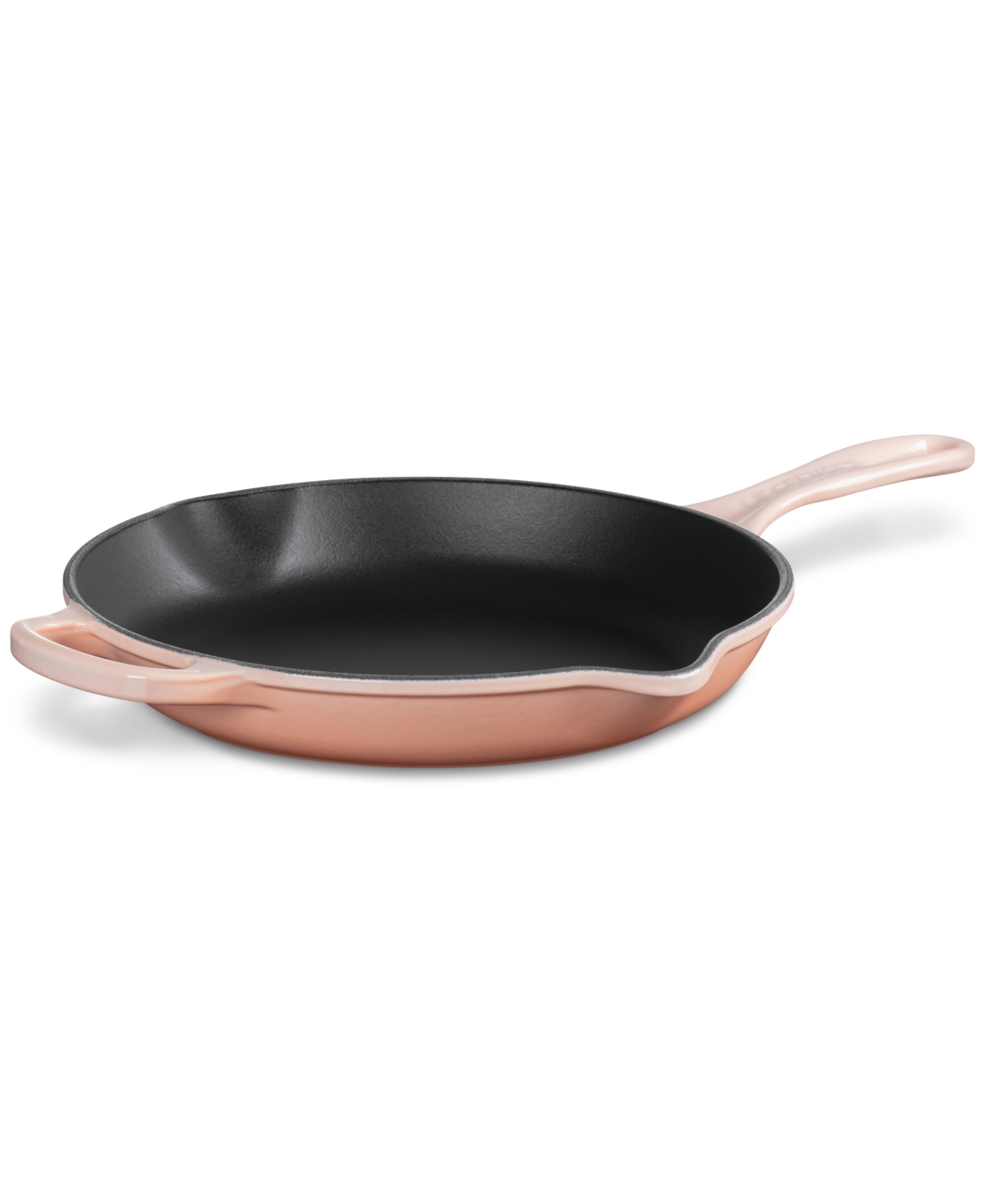 Le Creuset Enameled Cast Iron Signature Round Skillet, 10.25" - Peche