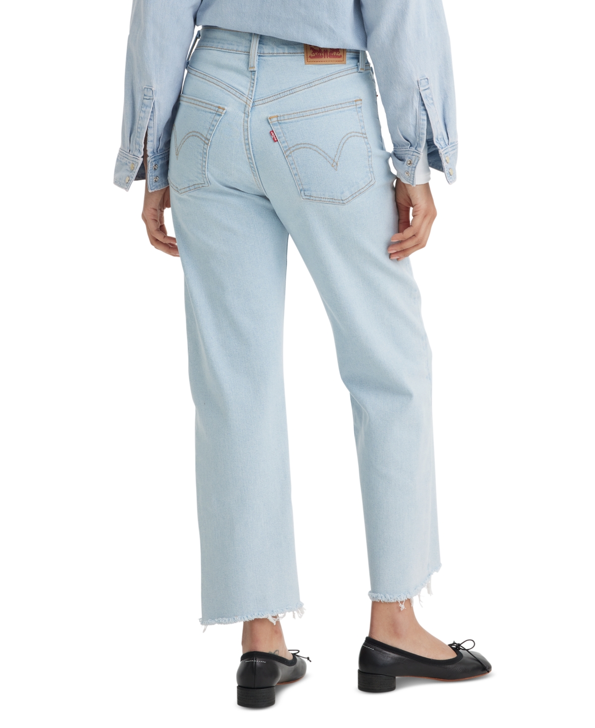 Levi's Women's Ribcage Ultra High Rise Straight Ankle Jeans