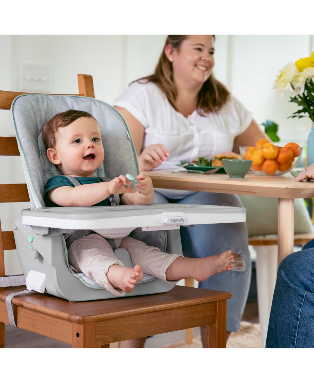 Shop Ingenuity Beanstalk Baby To Big Kid 6-in-1 High Chair In Multi