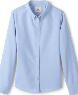 Little Girls Long Sleeve Oxford Dress Shirt