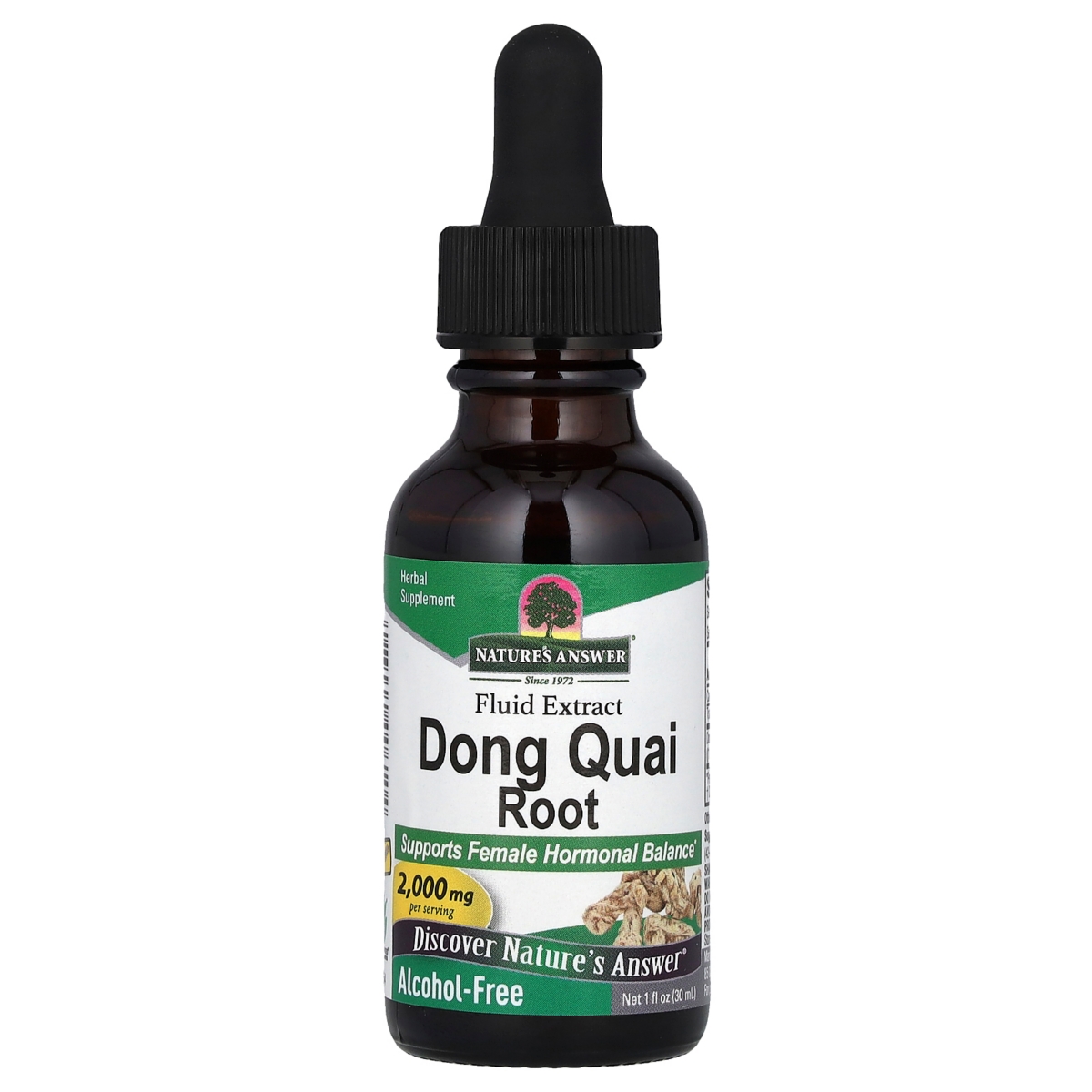 Dong Quai Root Fluid Extract Alcohol Free 2 000 mg - 1 fl oz (30 ml) - Assorted Pre-pack (See Table