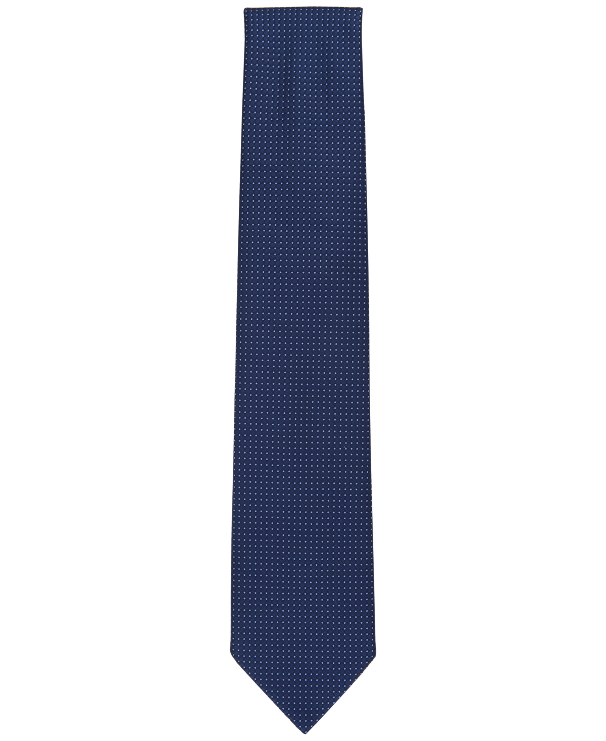 Shop Club Room Men's Waydale Solid Textured Tie, Created For Macy's In Navy