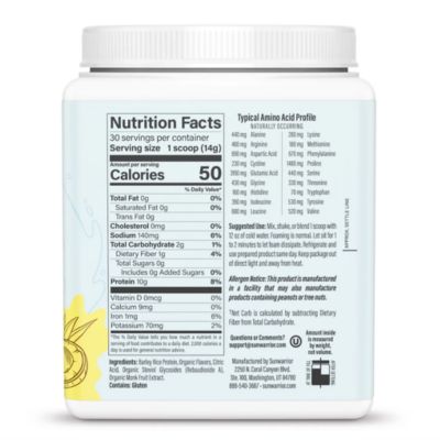 CLEAR Protein Refresh Protein Powder, Plant Based Protein Powder, Pineapple Coconut, 420g