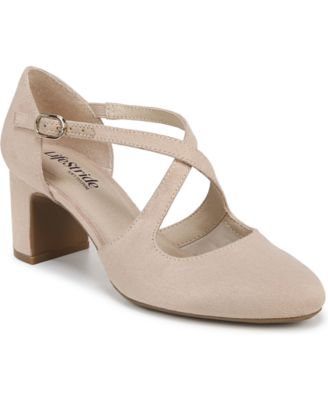 LifeStride - Women's Tracy Crisscross Block Heel Pumps