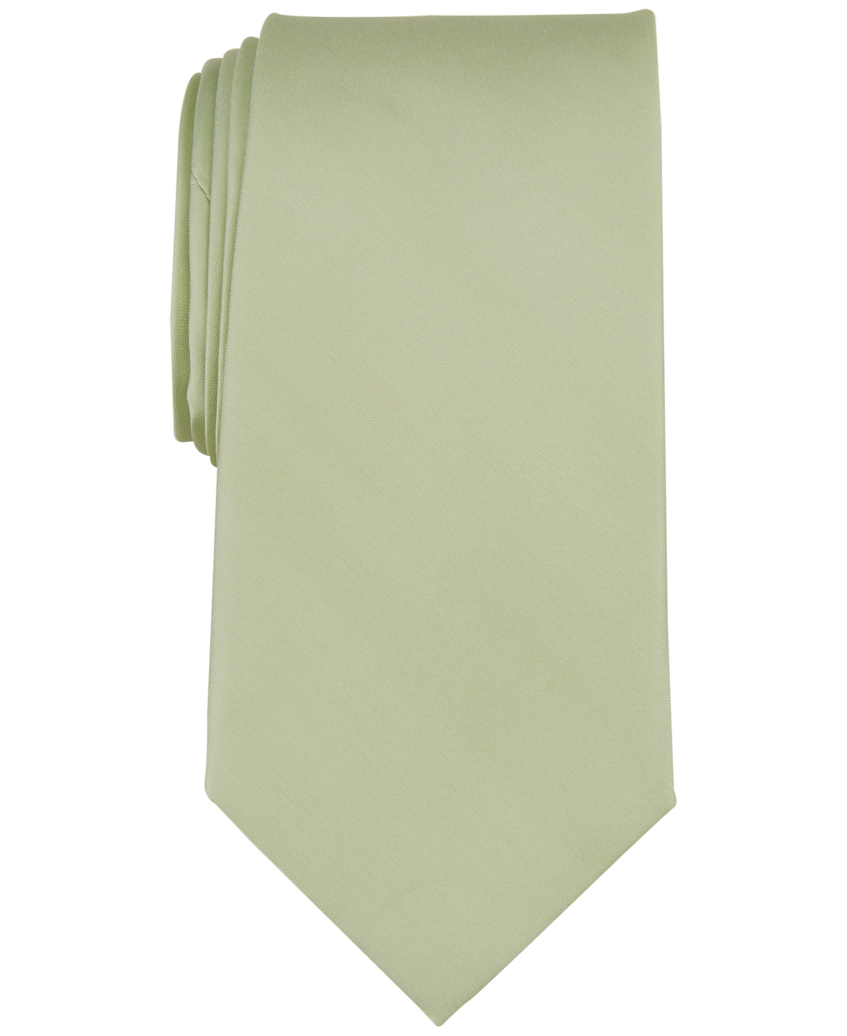Shop Michael Kors Men's Sapphire Solid Tie In Green