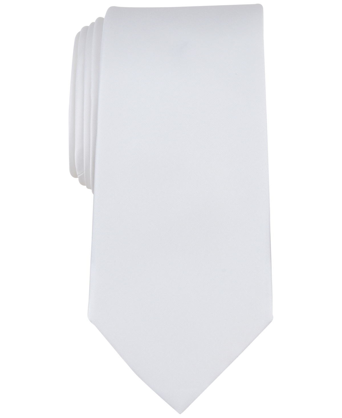 Shop Michael Kors Men's Sapphire Solid Tie In White