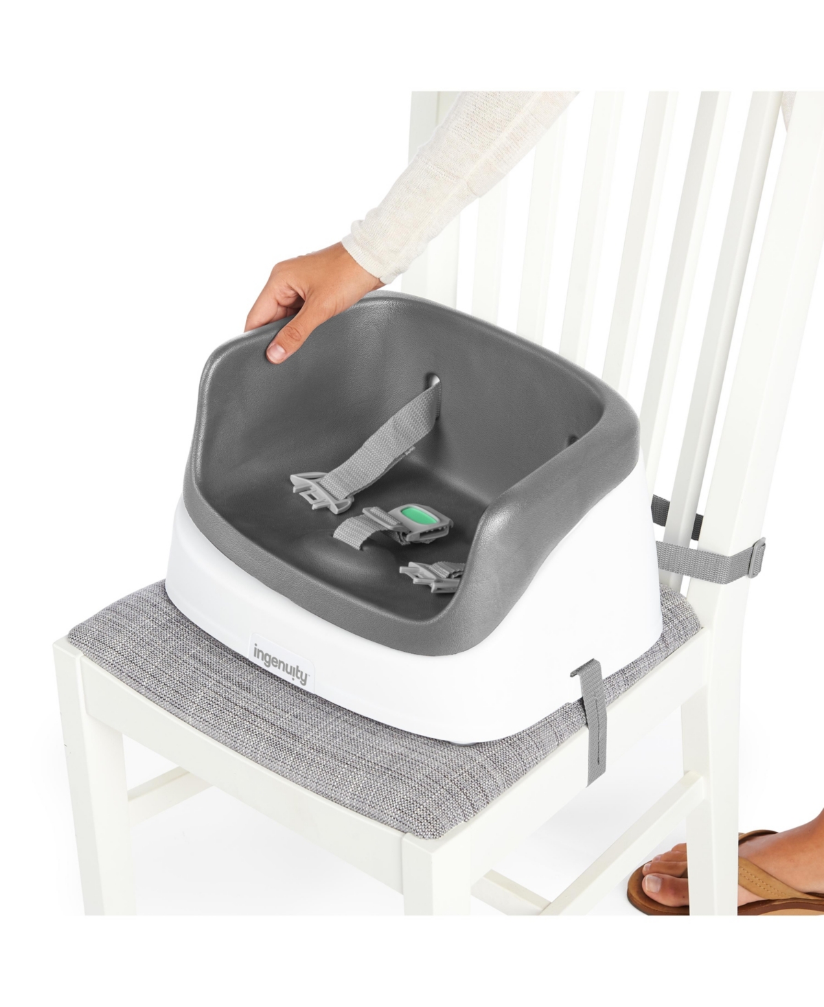 Shop Ingenuity Smartclean Toddler Booster In Multi