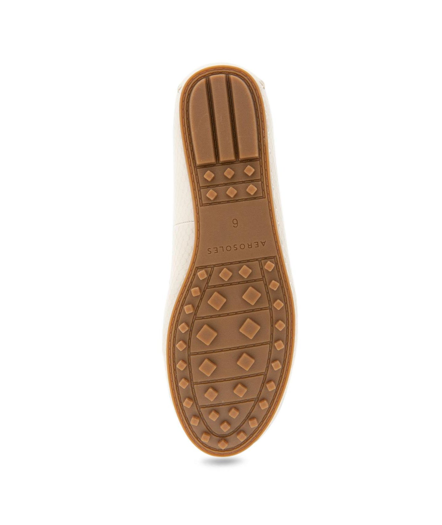 Женские туфли Aerosoles Over-Drive Casual Driver Slip-On, цвет: Сливочный змеиный лаковый — фото 5