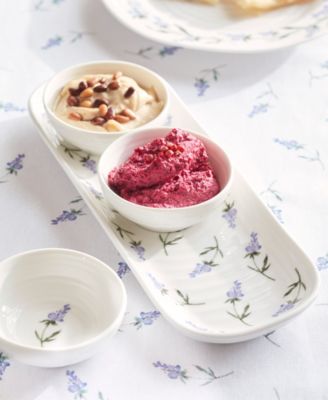 Sophie Conran Lavandula 4-Piece Bowl & Tray Set