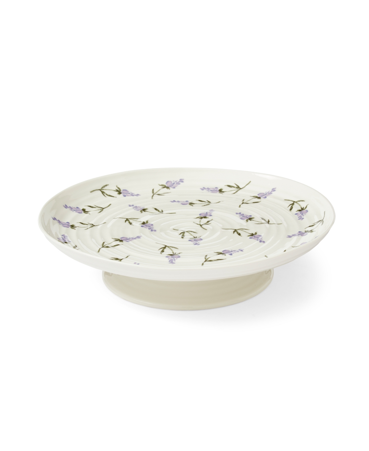Portmeirion Sophie Conran Lavandula Footed Cake Stand In White