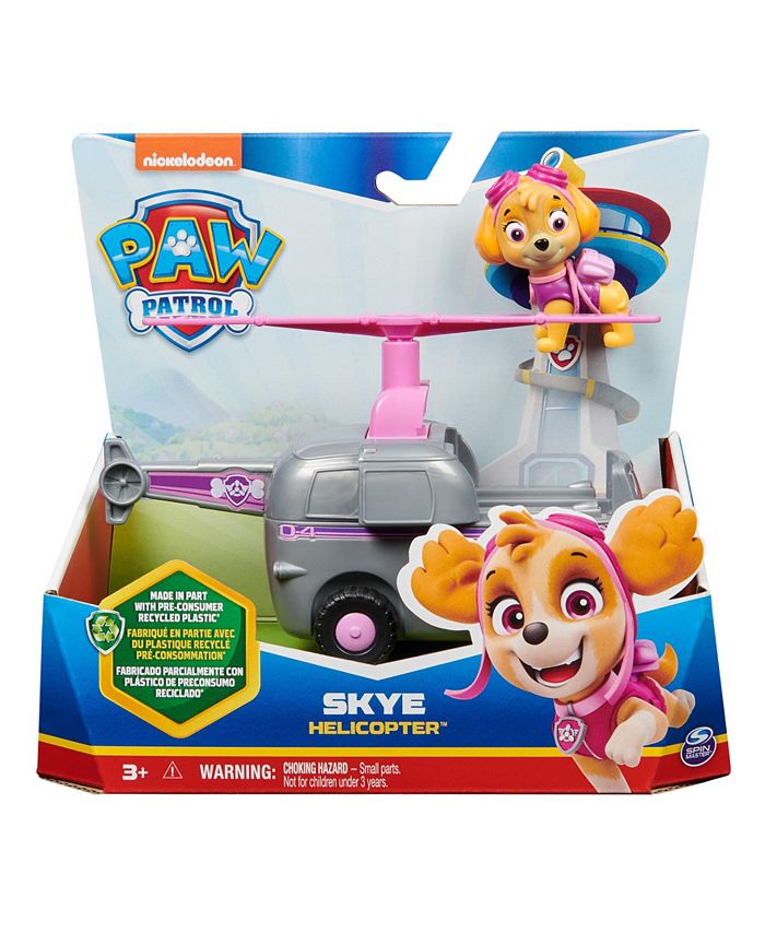 Paw Patrol, Skye Helicopter Vehicle with Collectible Figure