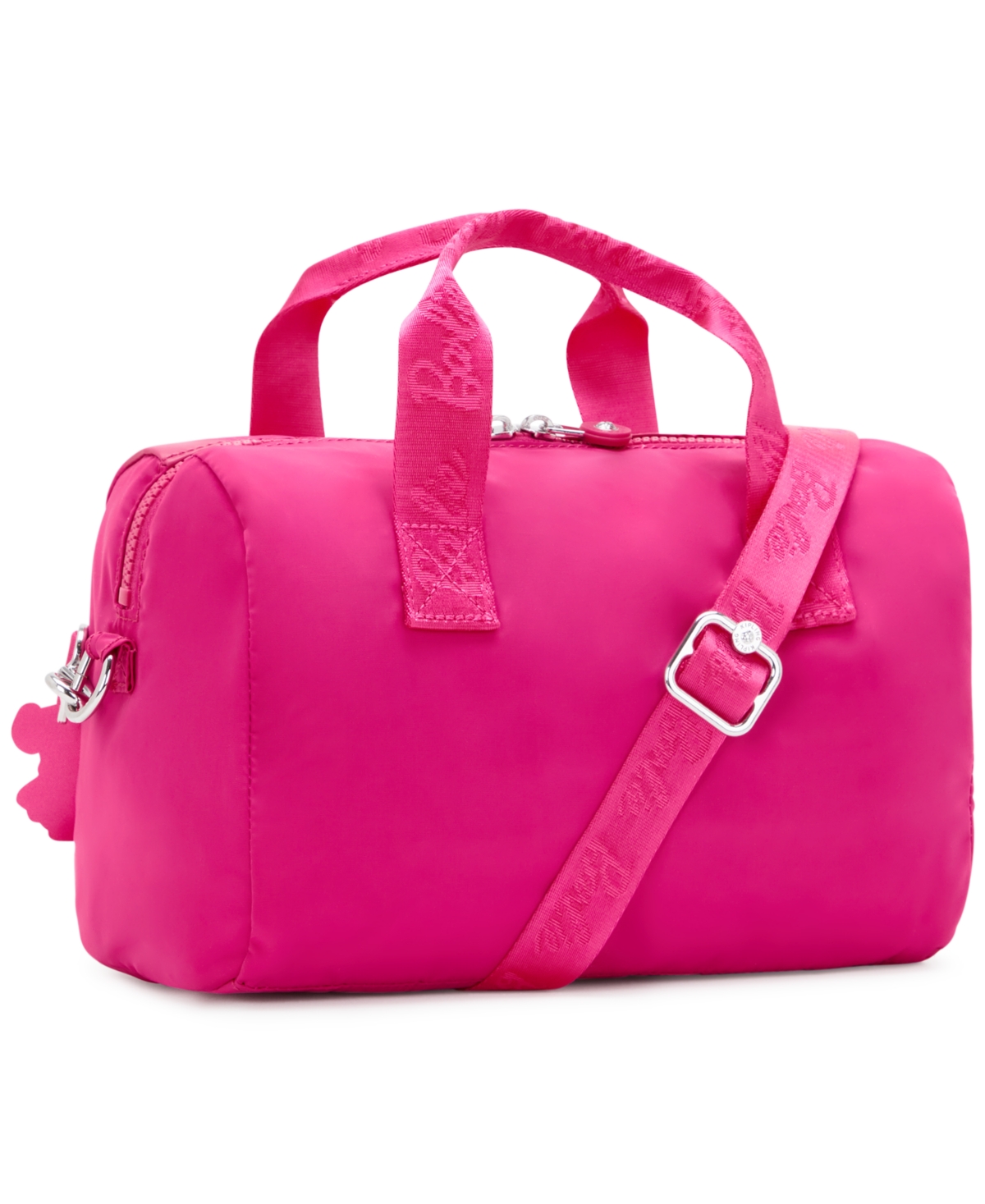 Shop Kipling Bina Medium Barbie Shoulder Bag In Power Pink